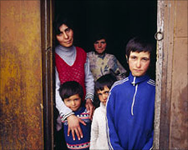 A family in Armenia.