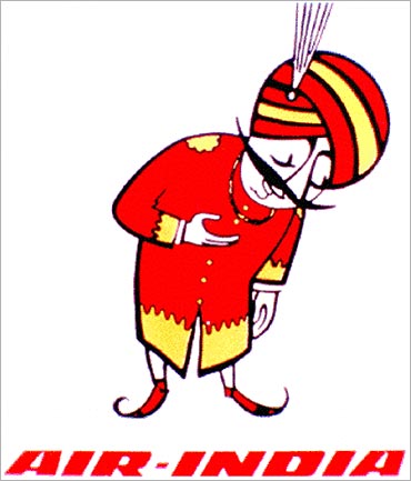 The Air India mascot Maharaja.