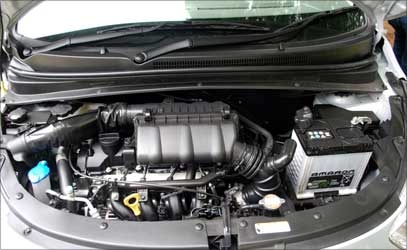 The new engine of Hyundai i10.