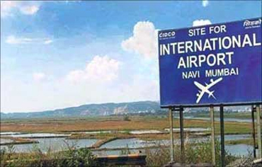 Proposed site for Navi Mumbai international airport