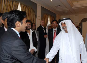 Suhas meeting with Sheikha Nayhan, Minister for Higher Education, the UAE.