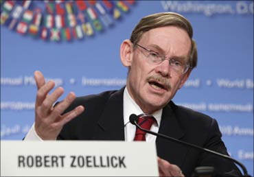 World Bank president Robert Zoellick.