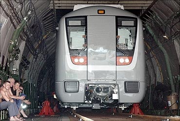 Delhi Metro Rail.