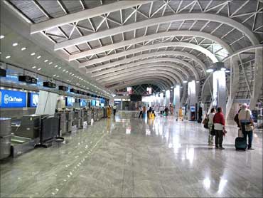 Mumbai airport.