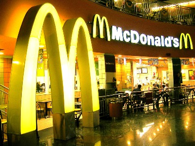 McDonald's is world's largest chain of hamburger fast-food restaurants.