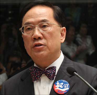 Donald Tsang, Chief executive of Hong Kong special administrative region.