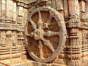 The Wheel of Konark, Orissa.