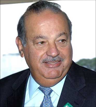 Mexican tycoon Carlos Slim.