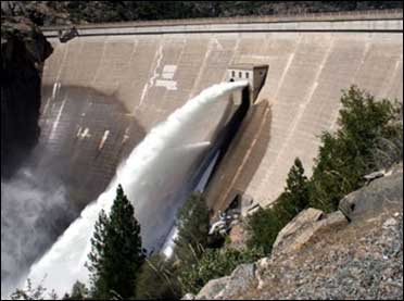 Reservoirs to release excess water.