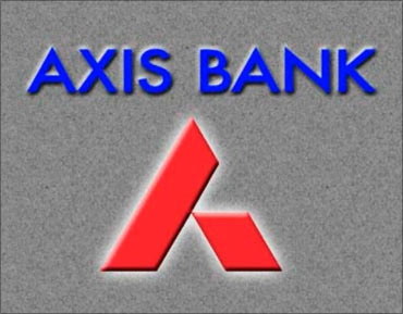 Axis Bank logo.