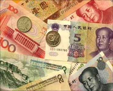 Chinese currency.
