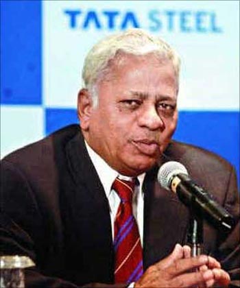Tata Steel vice chairman B Muthuraman.