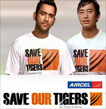 Save our Tigers campaign by Dentsu.
