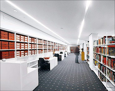 Porsche Museum library.