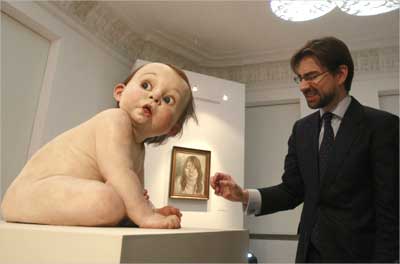 Fine Art Auction House Christie's Moscow exhibition.
