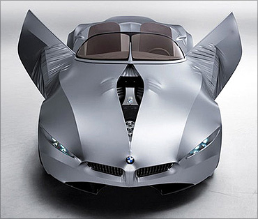 BMW Gina concept car made from cloth.
