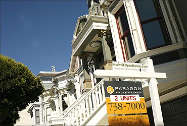 A pair of housing units are shown for sale in San Francisco.