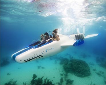 Necker Nymph, Virgin Oceanic's solo-piloted 'flying' mini-submarine.