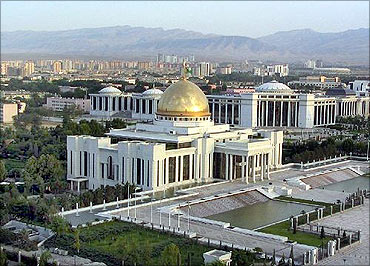 Gas, oil and oil products make up 80 per cent of Turkmenistan's exports.