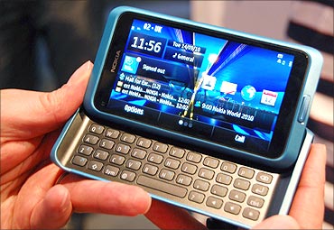 Nokia E7 seems to be the answer to iOS and Android.