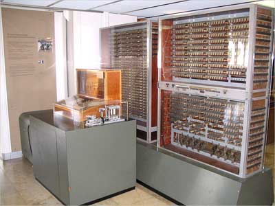 The Zuse Z3, 1941, considered the world's first working programmable, fully automatic computing machine.