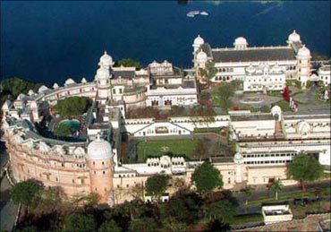 Shiv Niwas Palace in Udaipur.