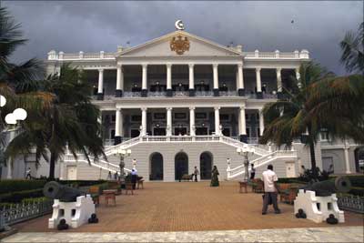 Falaknuma Palace in Hyderabad.