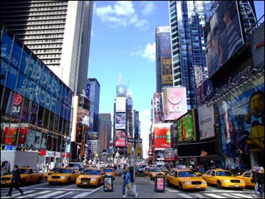 New York, most expensive overseas destination.