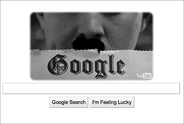 Google created an interactive doodle of Charlie Chaplin.