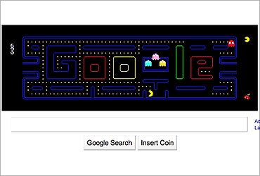 First interactive doodle was Pac-Man