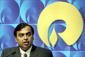 Reliance Industries chairman Mukesh Ambani.