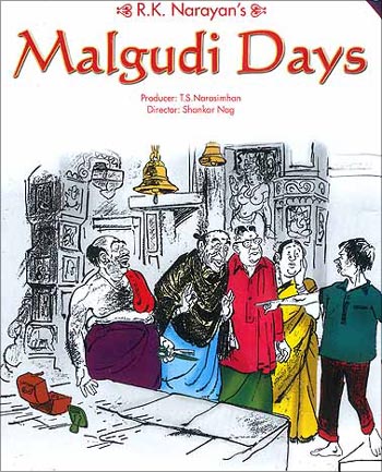 Cover of Malgudi Days written by R K Narayan.
