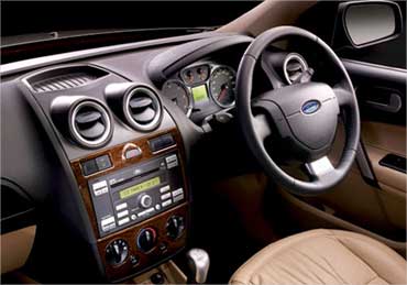 Interior view of the all new Ford Fiesta.