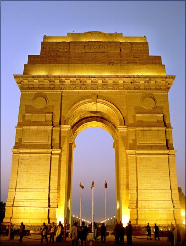 India Gate in Delhi.