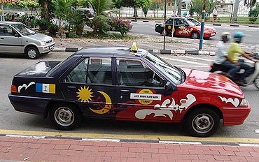 Kuala Lumpur has three types of taxis.