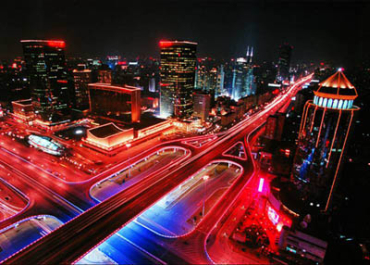 Beijing at night.