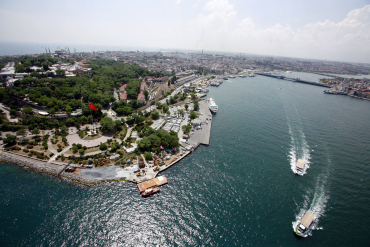 A view of Istanbul.