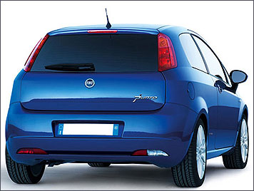 Rear view of Punto.
