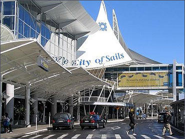 Auckland International Airport.