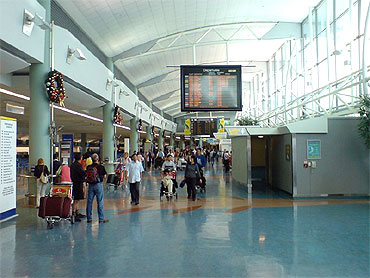 International Terminal check-in hall.