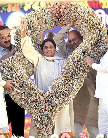 Uttar Pradesh Chief Minister Mayawati.