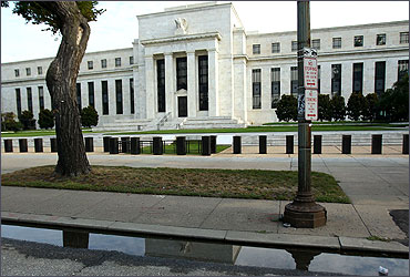 The US Federal Reserve building.