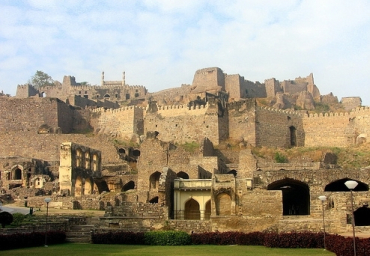 A view of Golconda Fort in Hyderabad.