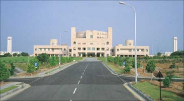 A view of Indian School of Business.