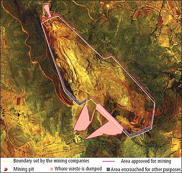 Anatomy of an illegal mine.