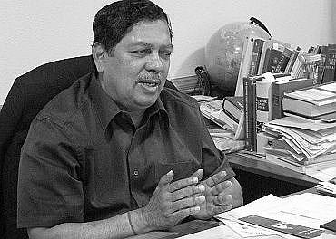 The Lokayukta Justice Santosh Hegde.