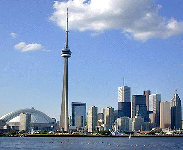 A view of Toronto.