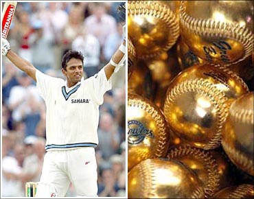 Indian cricket star Rahul Dravid.
