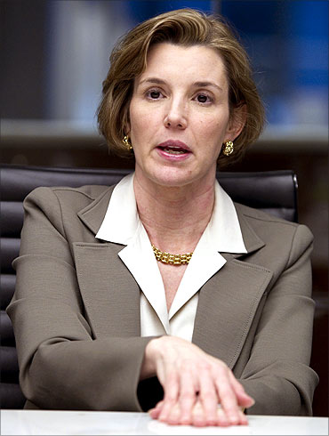 Sallie Krawcheck, president of Global Wealth and Investment Management for Bank of America.