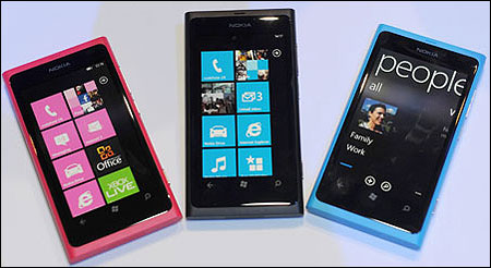 Nokia Lumia 800.